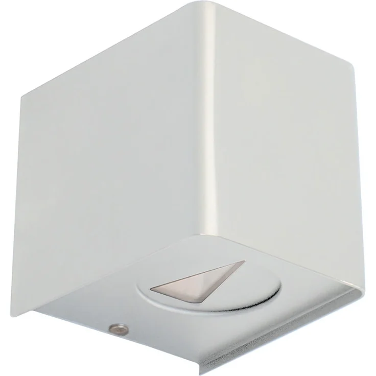 LED Außen-Wandleuchte, weiß, Down-Strahler, H 11,5 cm – Bild 8