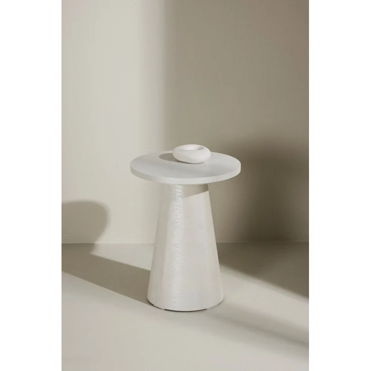 Venture Home Beistelltisch Lanzo, kompakter runder Beistelltisch, schlicht & elegant, Ø 35 cm, Ablagetisch, MDF, rund, leicht, kompakt, vielseitig, modern – Bild 1
