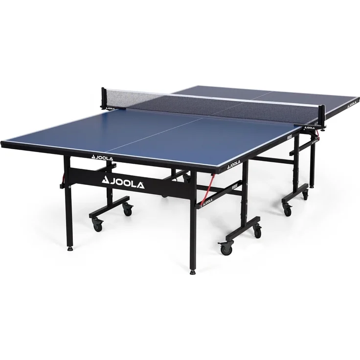 JOOLA Tischtennisplatte Inside 15 Indoor Tischtennistisch klappbar – Schneller Aufbau inklusive Netz, blau, 274 x 152,5 x 76 cm – Bild 1