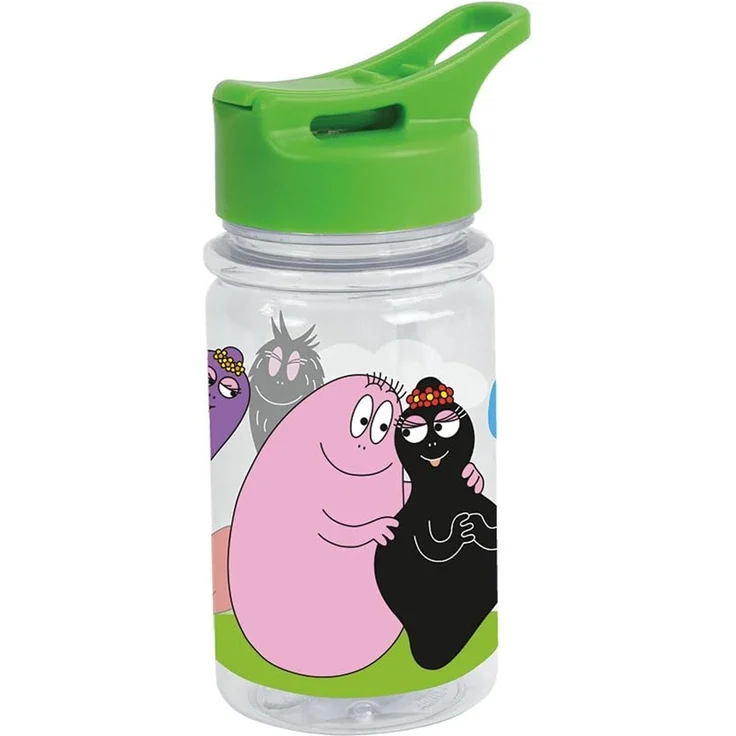 FUN HOUSE | Komplettes Set Lunchbox Barbapapa für Kinder | 1 Glas, 2 Teller + Besteck + Trinkflasche und Brotdose | offizielles Lizenzprodukt | wiederverwendbar und mikrowellengeeignet | Geschenkidee – Bild 3