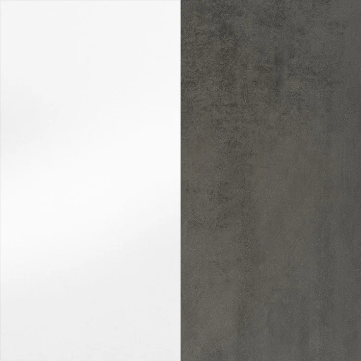 Küchenzeile 300 cm, inkl. E-Geräte, in Hochglanz weiß, Arbeitsplatte Betonoptik MARSEILLE-03 – Bild 8