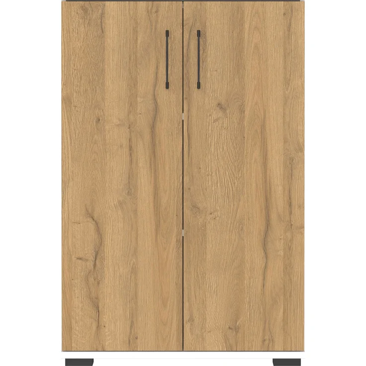 Germania GW-PROFI 3.0 Aktenschrank 4247, Weiß/Grandson-Eiche-Nb, 80 x 123 x 40 cm (BxHxT) – Bild 2