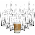 Ritzenhoff & Breker LENA Latte Macchiato Gläser mit Löffel 350 ml 12er Set
