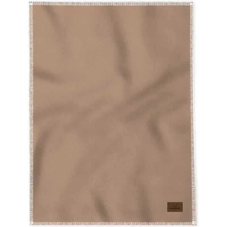 Wohndecke SANSIBAR BL 150x200 cm braun Decke Kuscheldecke Sofadecke Couchdecke Plate