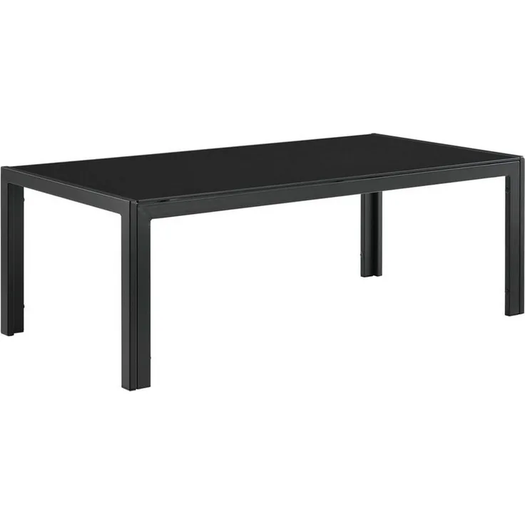 Gartentisch Lerum 100x50x35 cm Schwarz casa. pro