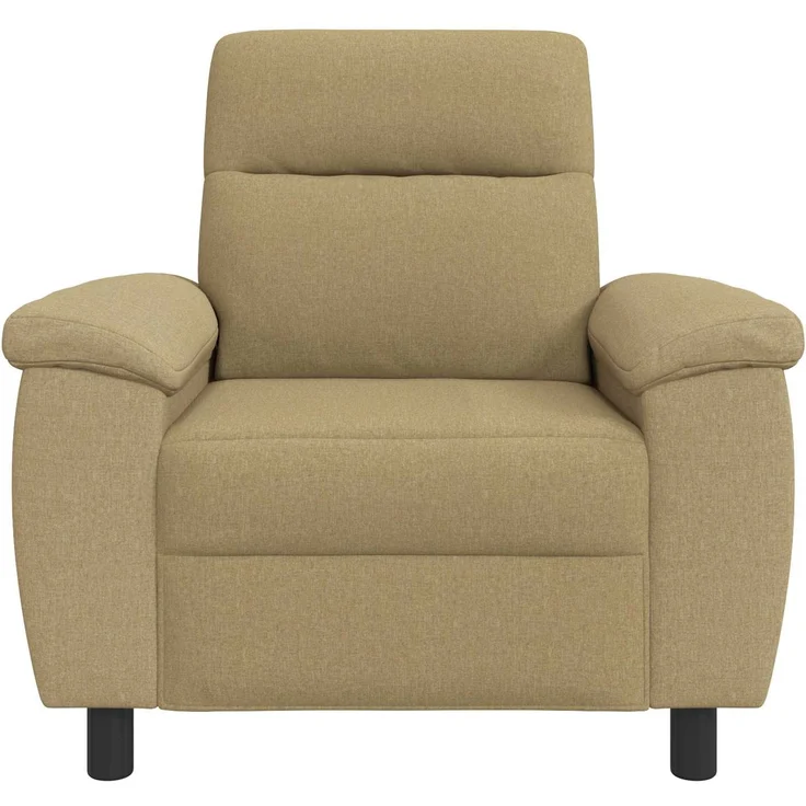 vidaXL Sofa Hellbraun 95 x 90 x 95 cm Stoff 42040913 – Bild 2