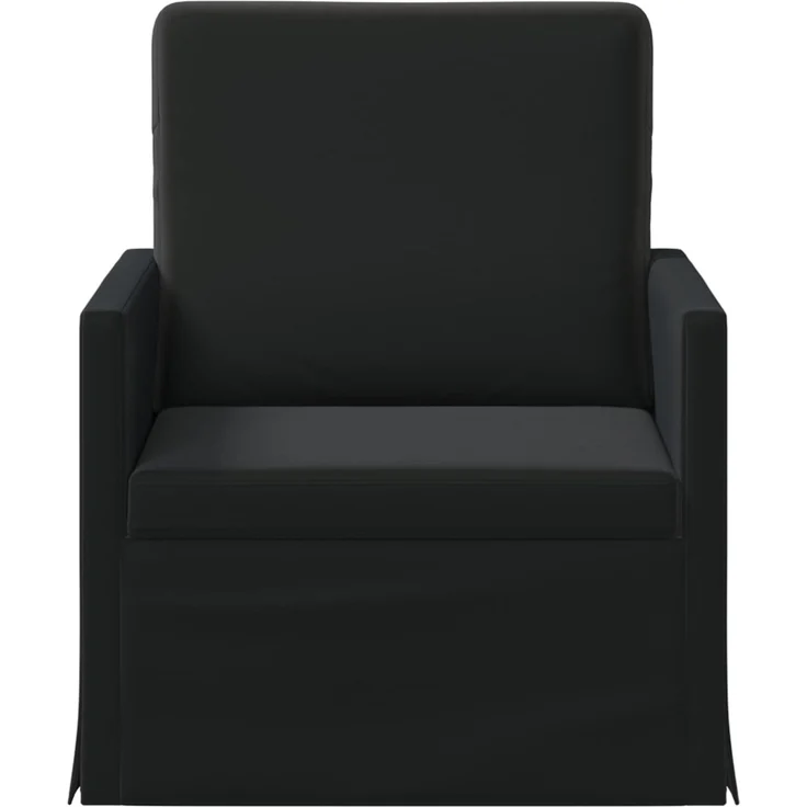 vidaXL Einzelsofa Schwarz 70 x 81 x 82 cm Samt (V) 42041027 – Bild 2