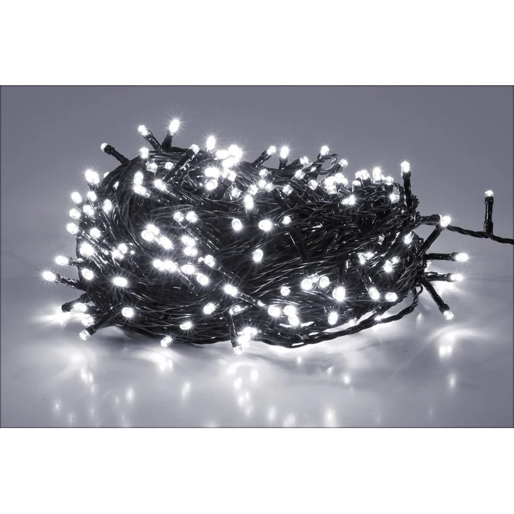Spetebo Lichterkette Weihnachts Lichterkette 240 LED - kalt weiß, 240-flammig, Brilliante Lichter für ein stimmungsvolles Ambiente – Bild 3