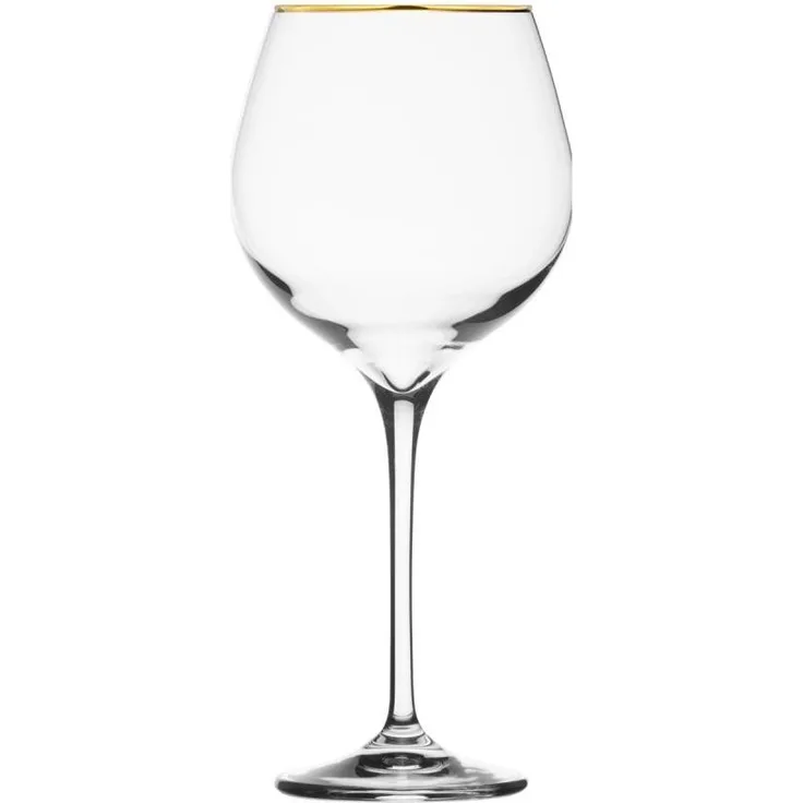 Rotweinglas Kristall Pure Gold clear (22,6 cm)