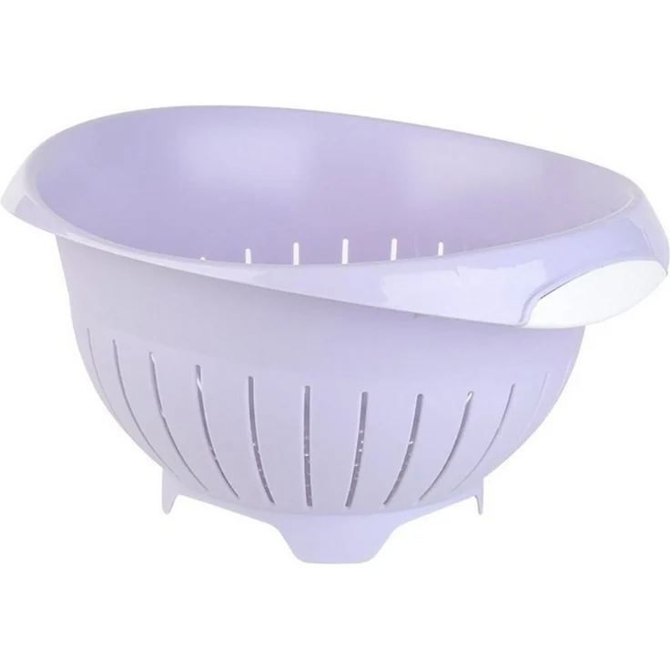 Engelland Nudelsieb Abtropfsieb, Seiher, Kunststoff, (Vorteils-Set, 1-St, Ø 24,5 cm), spülmaschinengeeignet, BPA-frei, lebensmittelecht – Bild 5