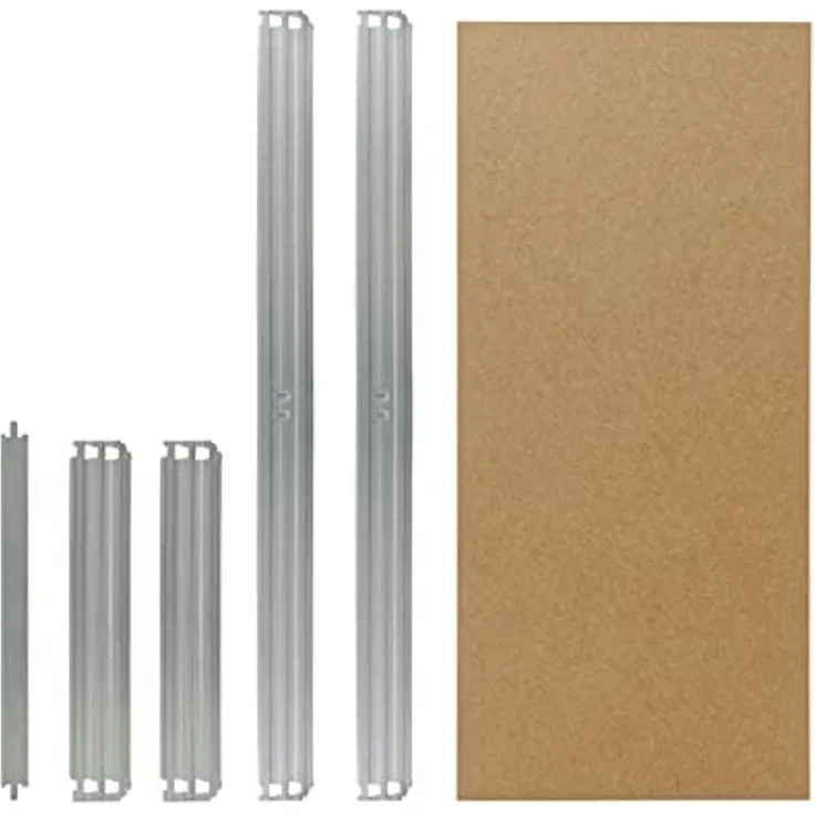 shelfplaza PRO 110x30 cm Fachboden-Set in grau-verzinkt für PRO Schwerlastregale mit 200 kg Traglast pro Boden