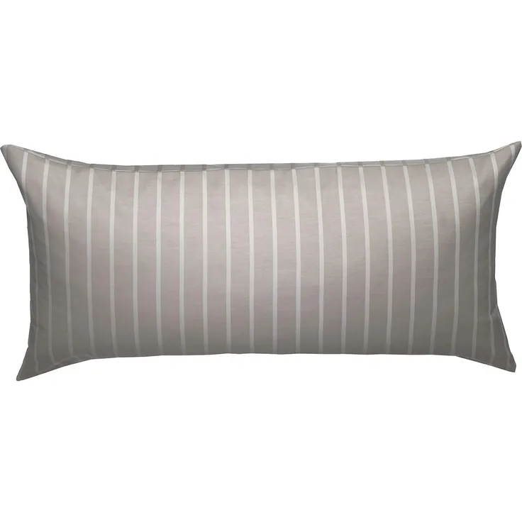 Bettwaesche-mit-Stil Damast Mako-Satin Wendebettwäsche braun Kissen 40x80