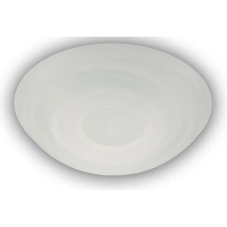 LED-Deckenleuchte / Deckenschale rund, Glas Alabaster, Ø 20cm