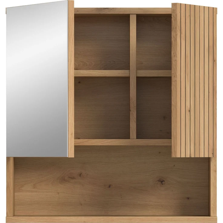 Spiegelschrank B/H/T: 60x55x17 cm in Artisan Oak Nachbildung und -- – Bild 3