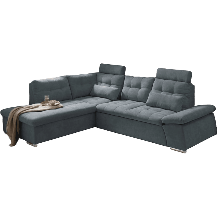 Entdecken Sie zeitlose Eleganz: Das Nalo Schlafsofa von ED Exciting Design mit verstellbaren Armlehnen und Bettkasten – Bild 5