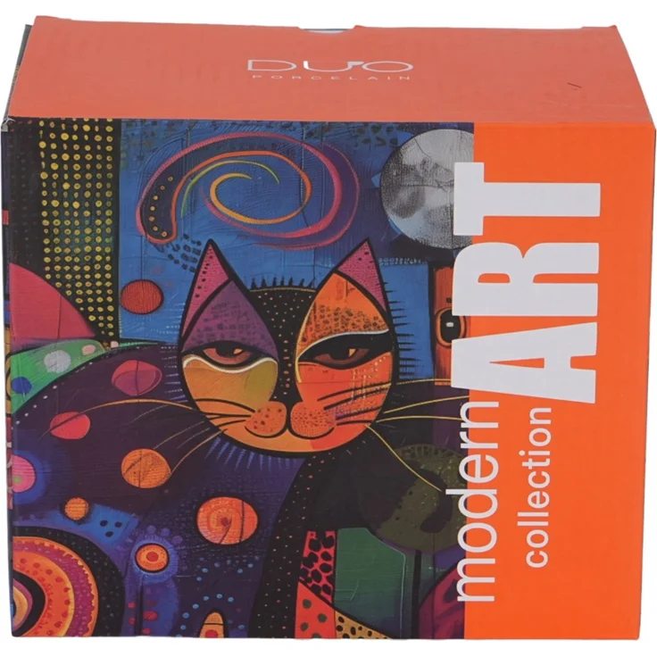 DUO Jumbo Becher 750 ml MODERN CAT New Bone China Porzellan – Bild 3