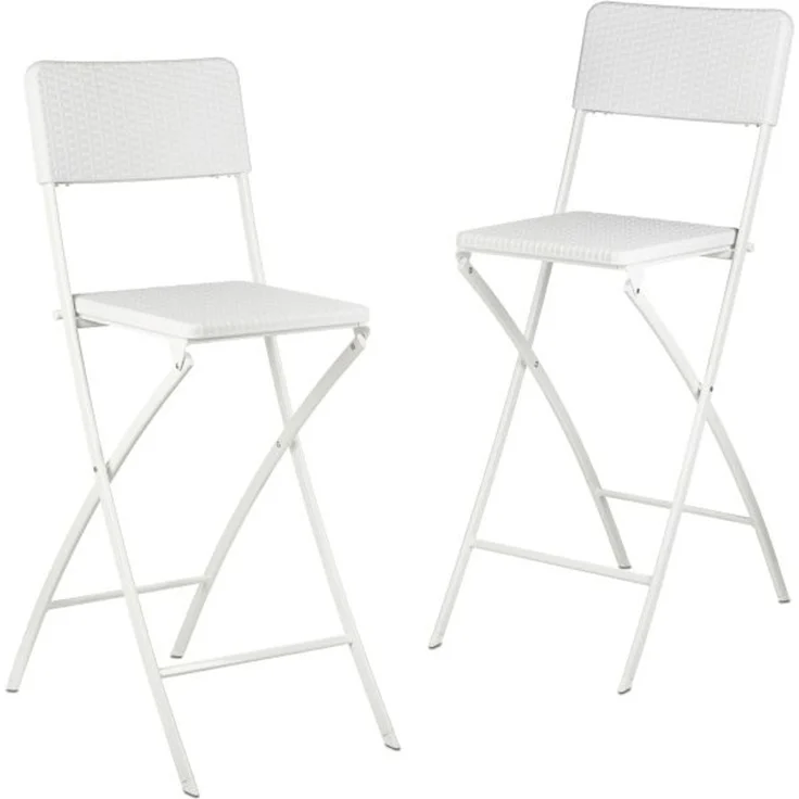 2er Set Barhocker Rattan – Bild 1