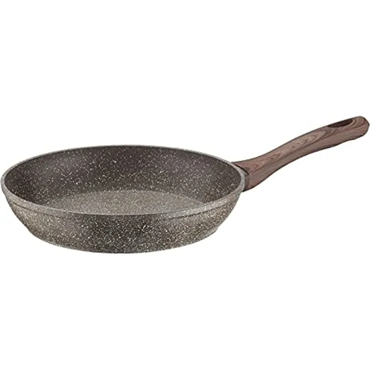 PINTINOX Bratpfanne Chalet, Aluminium, Stein-Optik, Induktionsgeeignet
