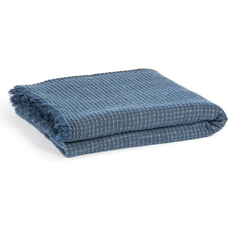 Lafuma Decke SELENE PLAID XXL Blau 150 x 200 kuschelig – Bild 1