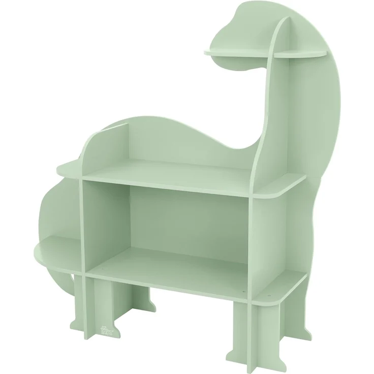 Joyz Spielzeugtruhe Kinderregal Kindermöbel Kinderzimmerregal Spielzeug Spielzimmer Möbel, Dino Bücherregal mit 3 Ebenen MDF – Bild 1