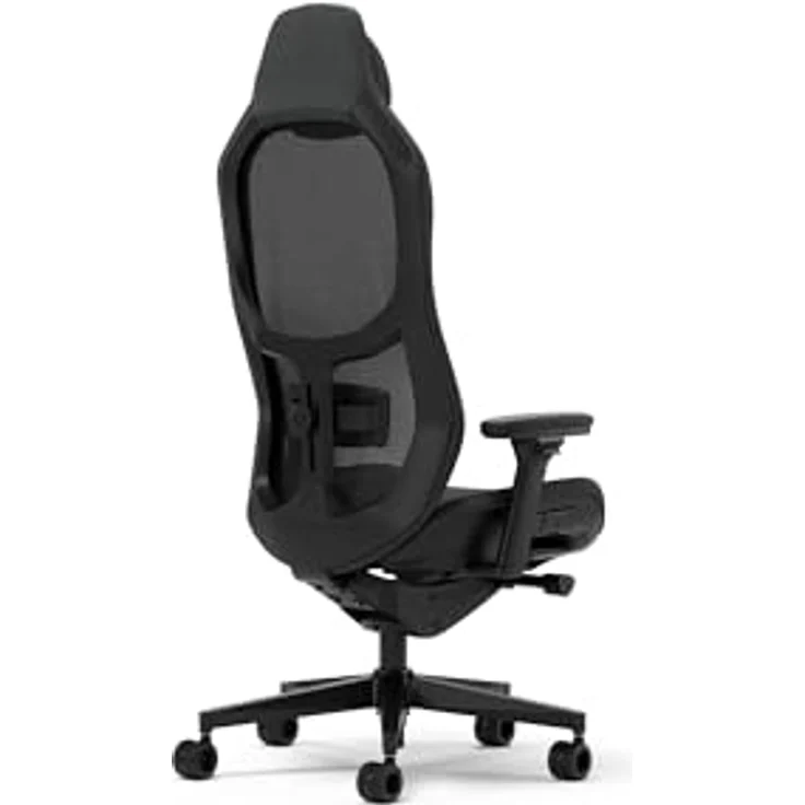 Fractal Design Refine Mesh Dark Gaming Chair - Ergonomic Office Desk Chair with 4D Adjustable Armrests, High-Back Support, Lumbar Cushion, and Breathable Mesh – Bild 4
