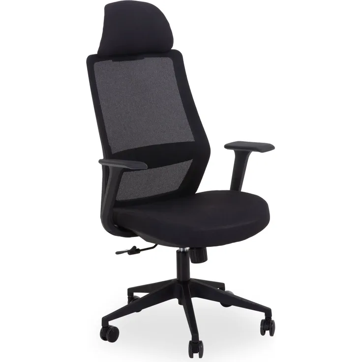 Drehstuhl HARPER ALWAR BHT 61x120x62 cm schwarz Chefsessel Bürostuhl Schreibtischstuhl Bürosessel