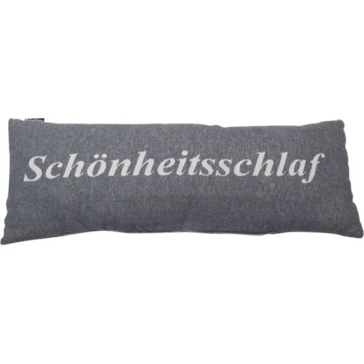 DAVID FUSSENEGGER Dekokissen Kissen gefüllt Silvretta 'Schönheitsschlaf' 30x80 cm Grau