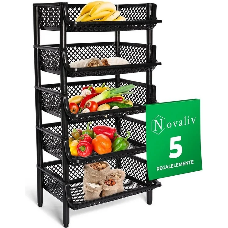 Novaliv Regal -, 5-tlg, 5x Steckregal Kunststoff – Bild 5