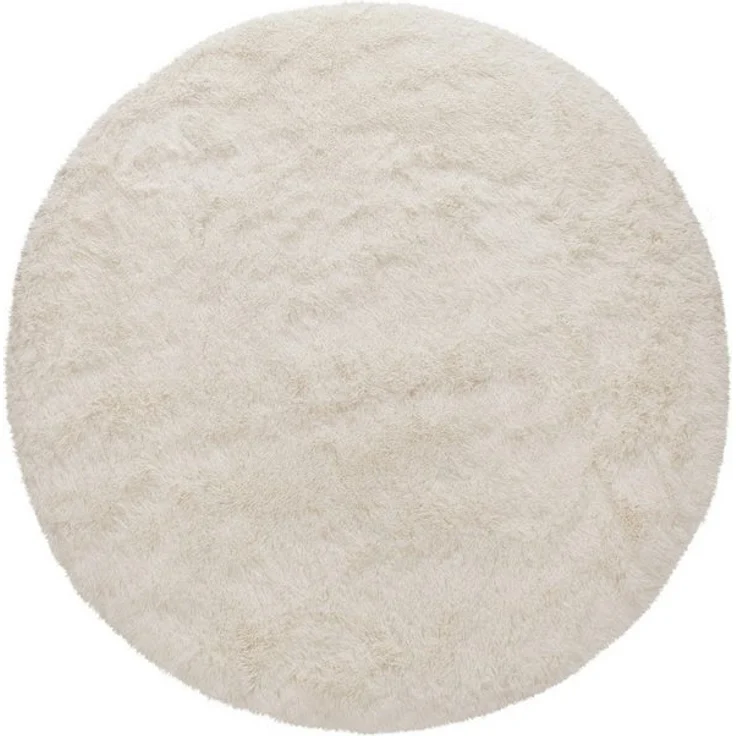 TT Home Teppich, Rund, Höhe: 37 mm, Teppich Wohnzimmer Hochflor Langflor Weich Soft Modernes Einfarbiges D – Bild 4