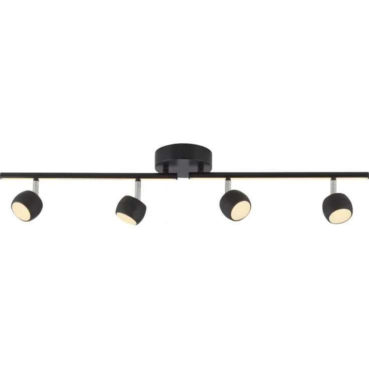JUST LIGHT 11402-18 JARIK Deckenleuchte 4-flammig schwarz 3000K – Bild 6