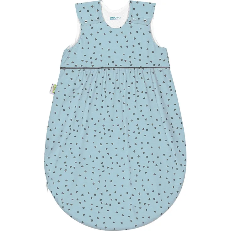 Odenwälder Coolmax-Schlafsack Timmi cool TOP, Dancing Dots Blue Pearl, 110