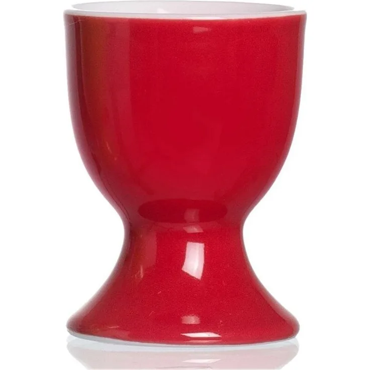 Ritzenhoff & Breker Doppio Eierbecher, Ei Becher, Eierhalter, Geschirr, Porzellan, Rot, 5 cm, 515596