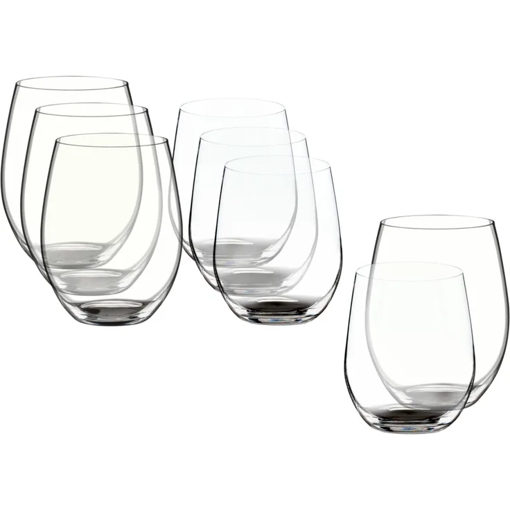RIEDEL 5414/50 THE O WINE TUMBLER Cabernet/Merlot u. Viognier/Chardonnay VORTEILSSET KAUF 8 ZAHL 6