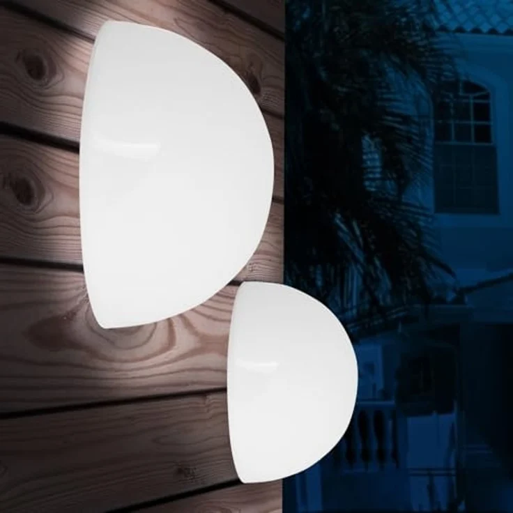 monzana LED Solarleuchte, Solarleuchte, 6er Set Solarlampe Außen Wetterfest Kugel Hängend Garten Balkon Wand – Bild 7