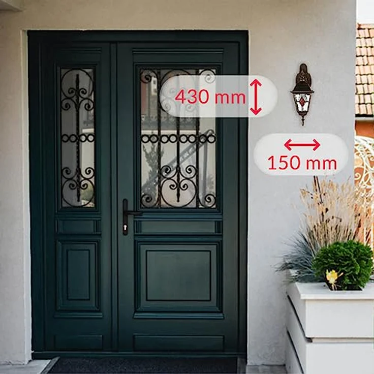 Licht-Erlebnisse SALZBURG Wandleuchte Außen mit Tiffany Design, Kupfer Antik, IP44, E27 bis 60 W, 15 cm breit – Bild 4