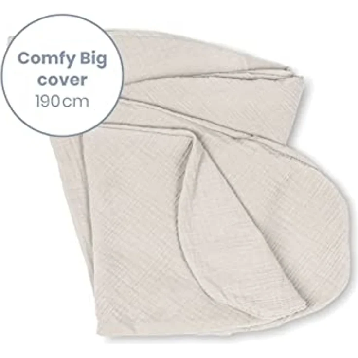 Doomoo Comfy Big Tetra Stillkissenbezug Almond Bei – Bild 5