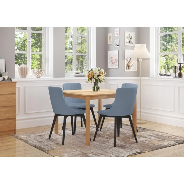 Gemütlicher Polstersessel graues Polster schwarze Stuhlbeine V-90.71-60SwP38Einzelstück – Bild 3