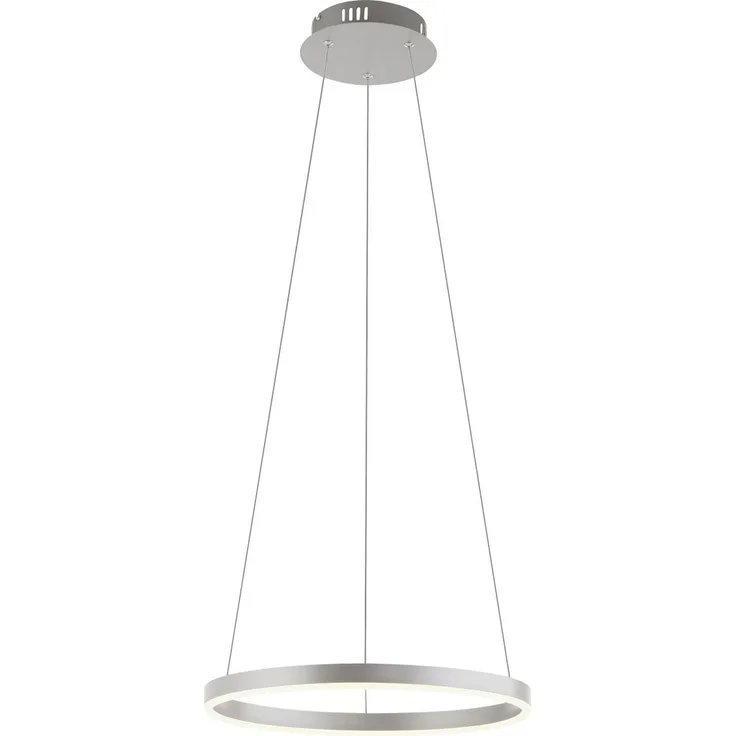 Leuchten Direkt 15393-95 RITUS LED Pendelleuchte Aluminium rund 40cm dimmbar