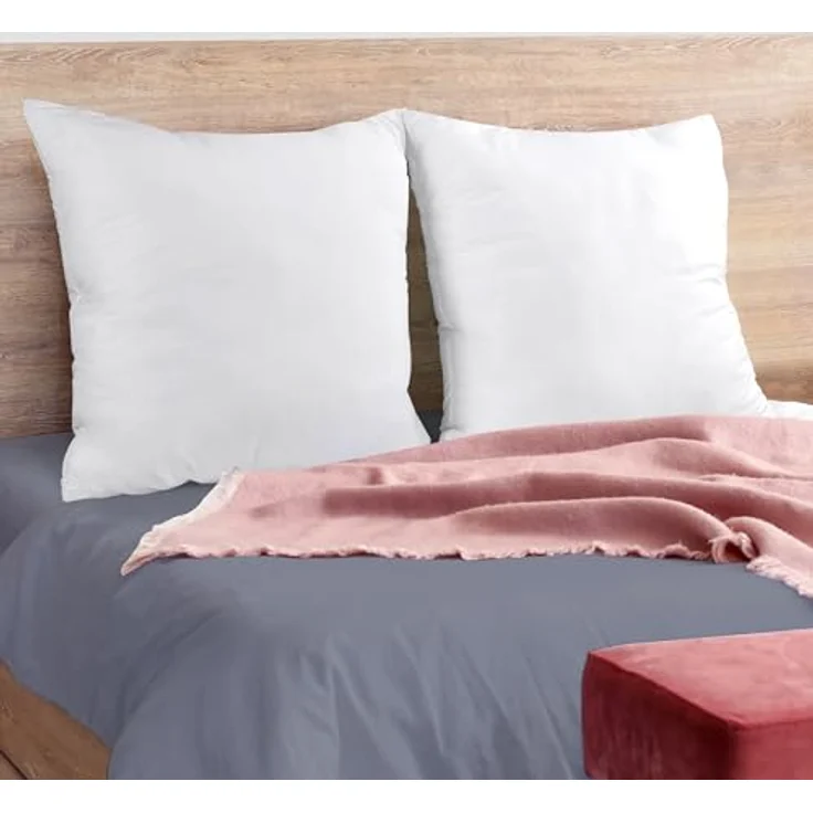 Utopia Bedding 2er Set Kissenfüllung 70x70 cm, Innenkissen Füllkissen Kopfkissen Sofakissen (Weiß) – Bild 9