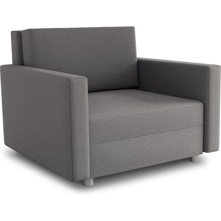 Schlafsofa Pura Midi mit Bettkasten - Polstersofa mit Schlaffunktion, Sofa, Bettsofa, Wohnlandschaft (Grau (Suedine 06)) – Bild 2