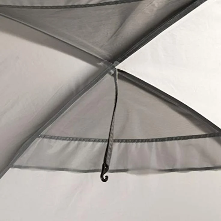 Bo-Camp Partyzelt Pavillon Grau 350 x 350 x 250 cm – Bild 4