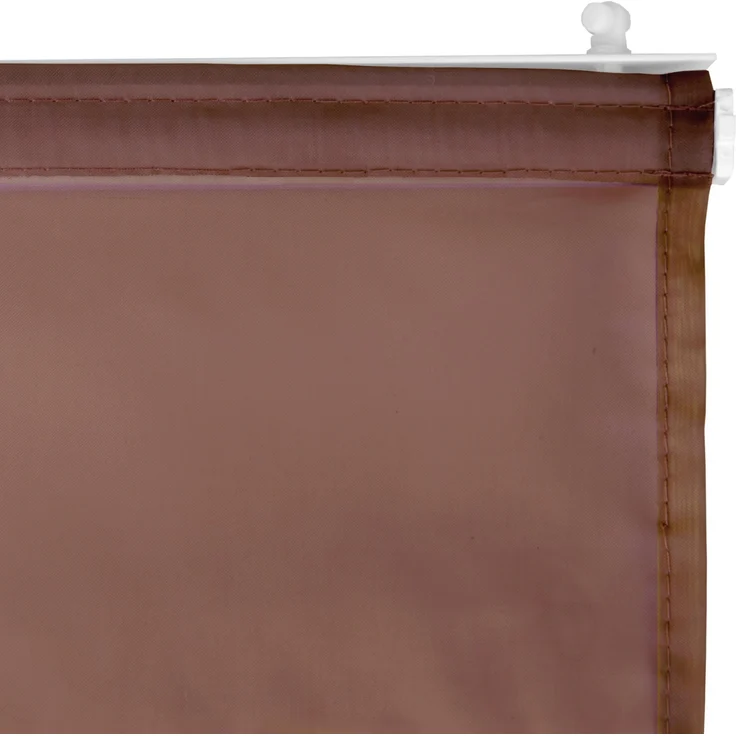 Bestlivings Flächenvorhang Elena (B x H) 60 x 260 cm inkl. Zubehör Schoko, transparenter einfarbiger Schiebevorhang, in vielen Farben – Bild 7