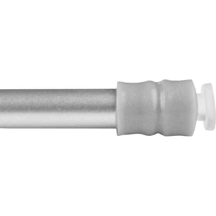 Bestlivings Gardinenstange zum Klemmen ohne Bohren, Klemmstange 60-90 cm, Silber, Ø 10 mm, für Scheiben- & Bistrogardinen, Teleskopstange mit Schraubtechnik – Bild 4