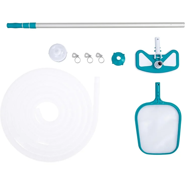 Poolpflege Basis-Set AquaClean™ mit pumpenbetriebenem Poolsauger & Kescher für Poolgrößen bis 610 cm – Bild 4