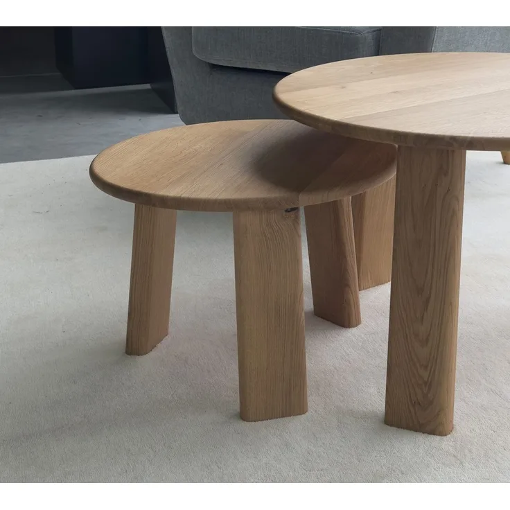 Beistelltisch 50cm 'Oslo' Wildeiche massiv geölt