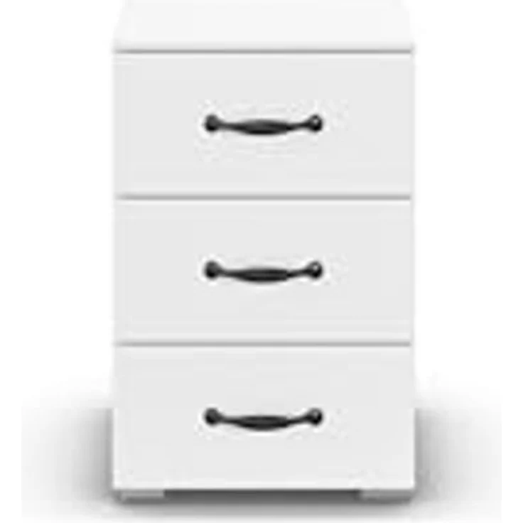 rauch Aditio Box, Nachttisch, 3 Schubladen, mit Softclose-Funktion, Farbe Weiß, BxHxT 40x61x42cm – Bild 6