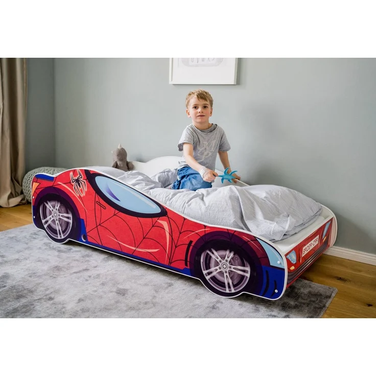 Kids Collective 'Spider' Autobett 80x160 mit Lattenrost – Bild 1