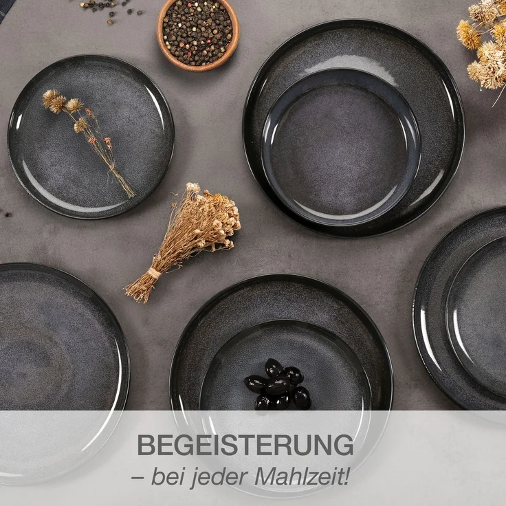 Moritz & Moritz VIDA 36tlg Geschirrset Blau – Bild 7