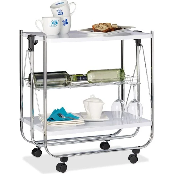 Relaxdays Serviertablett klappbar – Bild 1