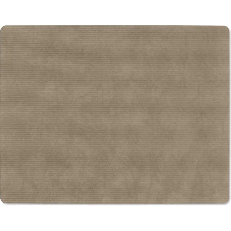 LIND DNA Table Mat Square L 35x45 cm Corduroy Nomad Grey